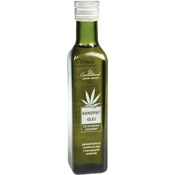 Přisada na vaření a pečení Cannaderm CannaVita BIO konopný olej lisovaný za studena