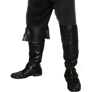 Karnevalový kostým Smiffys Návleky na boty černé