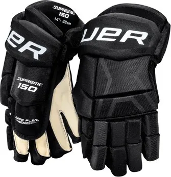 Hokejové rukavice Bauer Supreme 150 junior rukavice červené