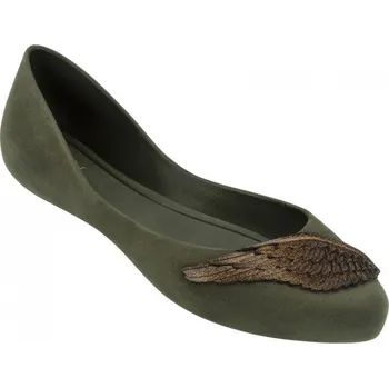 Dámské baleríny Mel Dreaming Flocked Green Flocked 32149-51762