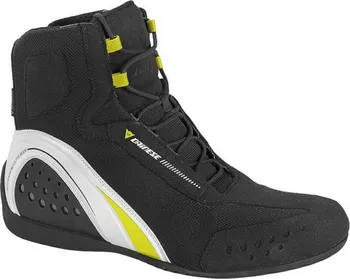 Moto obuv Boty Dainese Motorshoe D - WP černé / bílé / fluo žluté