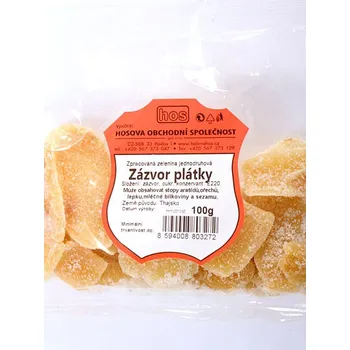 HOS Zázvor plátky 100g
