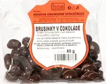 HOS Brusinky v hořké čokoládě 80g