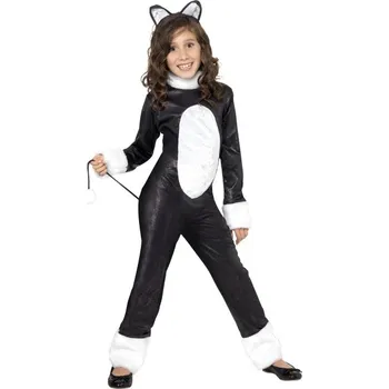 Karnevalový kostým Smiffys Dětský kostým Kočka - černá