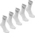 Pánské ponožky Slazenger 5 Pack Crew Socks White