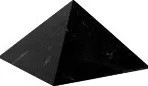 Karélie Šungit Šungitová pyramida 8 x 8 cm leštěná