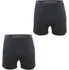 Boxerky Lonsdale 2 Pack Boxers Mens černá