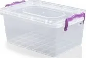Úložný box Hobby Life Box plast multi obdélník nízký 5 l průhledný