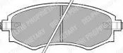 Brzdová destička Sada brzdových destiček, kotoučová brzda DELPHI (DF LP606)