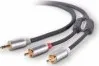 Audio kabel BELKIN Belkin kabel audio zvukový Y, konektor 3,5mm/kolíky 2RCA - 2,1m -Blue