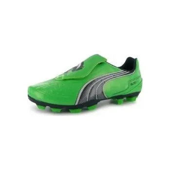 Kopačky Puma V4 11 i FG Junior Football Boots Fluo Green