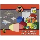KOH-I-NOOR křídy chodníkové 6ks (112510)