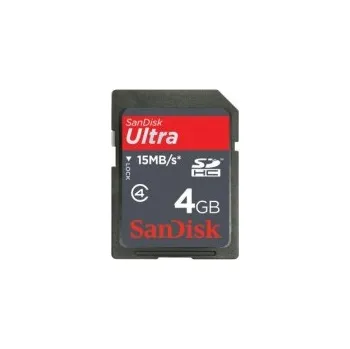 Paměťová karta Recenze SanDisk SDHC Ultra karta 4GB (až 30MB/s)