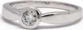 Prsten Mohutný zásnubní prsten s přírodním diamantem 585/2,89gr J-21037-12 J-21037-12