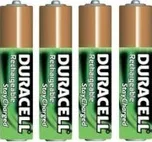 Duracell StayCharged AAA 4 ks