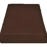 Greno Jersey prostěradlo 180 x 200 cm hnědá