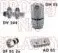 Hlavice pro radiátor IVAR kit ventil koupelnový OPTIMA - IVAR.KIT DV 10415 INOX - rohový