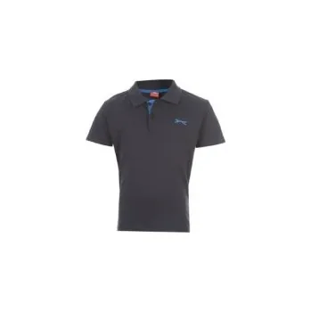 Chlapecké tričko Slazenger Plain Polo Shirt Infants Navy
