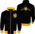 Pánská mikina Hoodboyz Front & Back Logo Men Zip Sweat White Yellow
