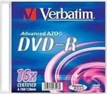 Verbatim DVD-R 4,7GB 16x slim 100 pack