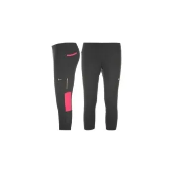 Nike Tech Capri Running Tights Ladies Black/Pink