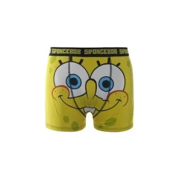 Boxerky Spongebob Single Boxer Shorts Mens Yellow