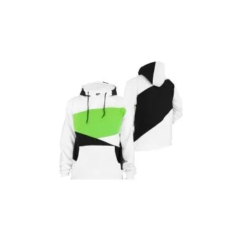 Pánská mikina Urban Classics Zig Zag Hoody Men Hoodie White Black