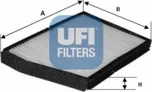 Kabinový filtr UFI (53.018.00) RENAULT