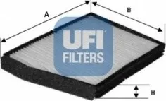 Kabinový filtr Kabinový filtr UFI (53.018.00) RENAULT