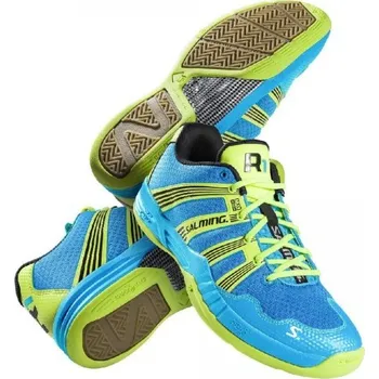 Salming Race R1 2.0 Cyan/Fluo Yellow, 43 a 1/3