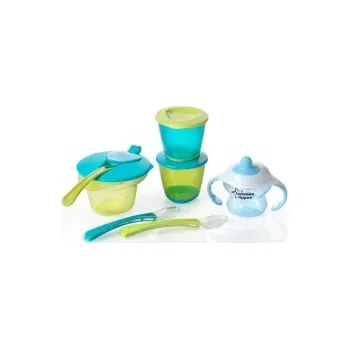 dětská jídelní sada Tommee Tippee Sada na krmení a pití 4m+