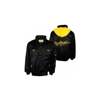 Pánský bomber Hoodboyz Logo Men Transition Jacket Black Yellow