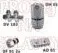 Hlavice pro radiátor IVAR kit ventil koupelnový OPTIMA - IVAR.KIT DV 10315 INOX - přímý
