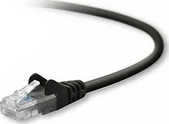 Síťový kabel BELKIN PATCH UTP CAT5e 1m černý, bulk Snagless (A3L791b01M-BLKS)