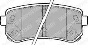 Brzdová destička Sada brzdových destiček, kotoučová brzda DELPHI (DF LP1952)