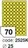Kulaté samolepící etikety Rayfilm Office - fluo žlutá, 300 archů, průměr 25 mm