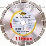 Cedima Diamantový kotouč Beton 115 mm