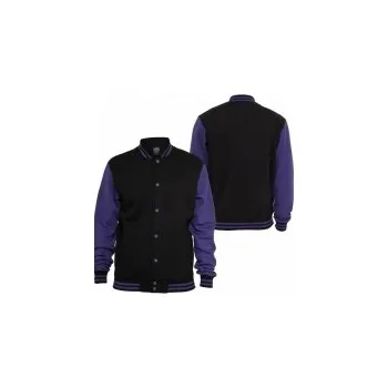 Pánský bomber Urban Classics 2-tone College Jacket Black Red