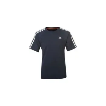 Pánské tričko adidas Essentials 3 Stripe T Shirt Mens modrá