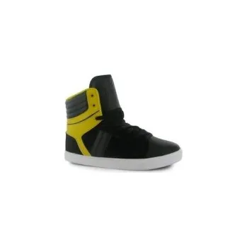 Pánské tenisky Airwalk Ultra High Mens Skate Shoes Black/Yellow