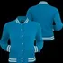 Dámská větrovka Urban Classics Ladies College Sweatjacket Women College Jacket Turquoise