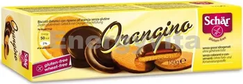 Bezlepkové polomáčené sušenky Orangino 150g Schär