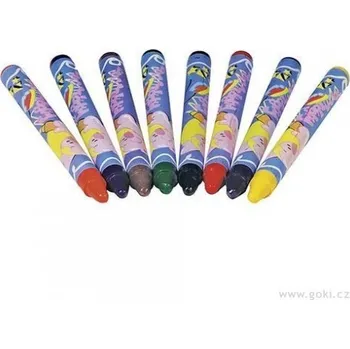 Voskovky na textil, 8 ks