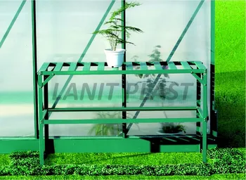 Příslušenství pro skleník AL regál jednopolicový (126x50 cm) zelený