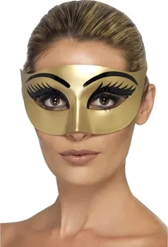 Karnevalový kostým Smiffys Škraboška Královna Egypta - zlatá