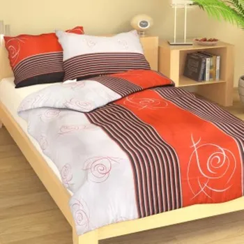 Povlečení Brotex Písek Laura červenobílá