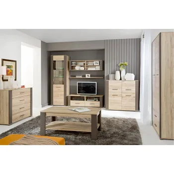 Obývací stěna BRW Rosti dub san remo