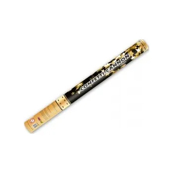 Konfeta Partydeco Vystřelovací konfety hvězdičky - zlaté