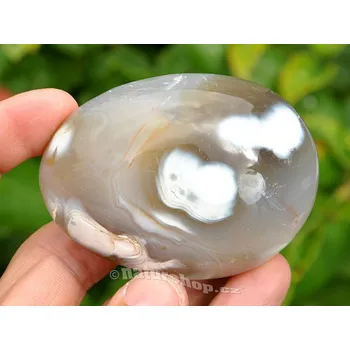 Přírodní kámen Achát jumbo kvalita A Madagaskar 69mm