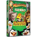 DVD Madagaskar 1-3 + Tučňáci z…